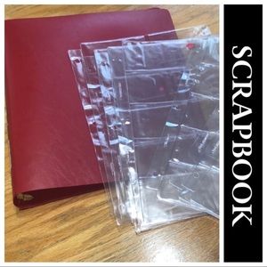 Scrapbook sticker organizer pages